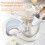 Χωνί Αλευριού για Μίξερ KitchenAid Πτυσσόμενη Σιλικόνη 1 Τεμάχιο 5