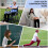 AIGIA Compression Socks Extra Wide Calf Open Toe 2 Pairs 6