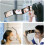 Nishomee Folding Mirror 360 Haircutting Makeup 2 pcs 2