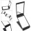 Nishomee Folding Mirror 360 Haircutting Makeup 2 pcs 3
