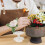 Clear Floral Stem Holder for Arrangements 1 Set 4