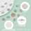 Rhinestone Buttons Flower Shape Silver Alloy 20PCS 3