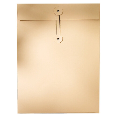 Stationery Set Envelopes with Thread Seals Thick Cowhide 1