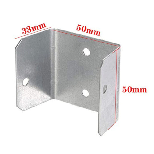 Galvanized Fence Panel Clips 32mm-50mm 10 Pack 1