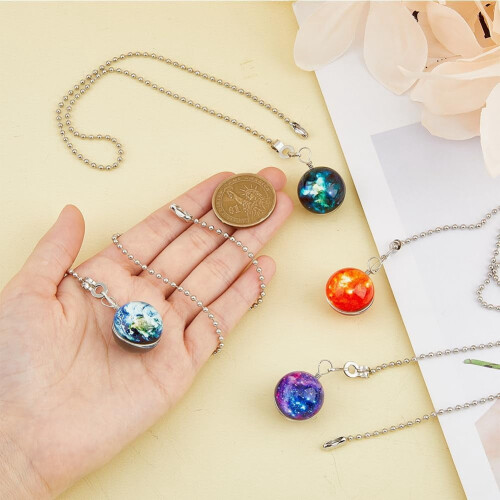Glow Universe Ceiling Fan Pull Chain Extenders with Planet 2