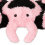Spider Plush Toy Pink Black 45 Inch 3