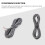 Guitar Pickup Cable Grey 1 Set 8