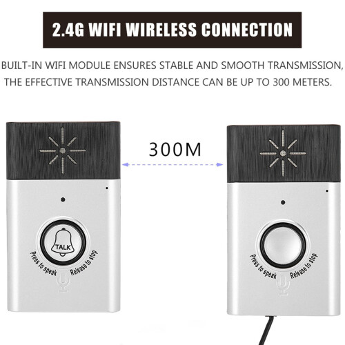 Dioche mini intercom 2.4GHz wireless dual-way 2