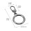 Metal Zipper Pull Replacement Set Alloy Hook Hole 10-Pack 3