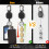 Genuine Leather ID Badge Holder with Retractable Clip 28.5 7