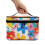 Estojo de Maquiagem Floral para Viagem 8,86x6,5x5,9 polegadas com 2