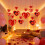 3D Heart Hanging Decorations Red Foil 16 Pieces 8