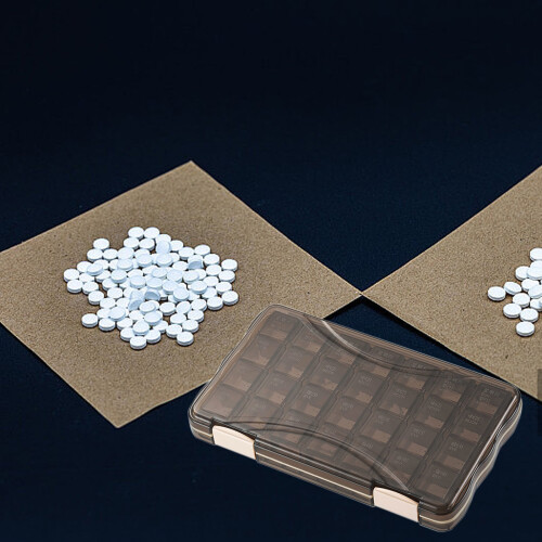 YOBOLK7-Day Pill Organizer, Φορητός Δοσομετρητής Μεγάλης Χωρητικότητας, Συμβατός με 1