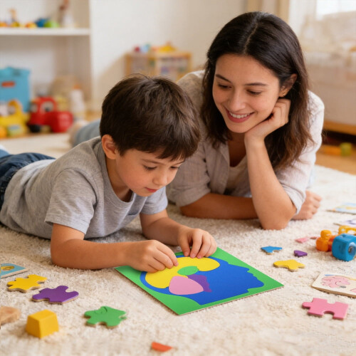 Human Anatomy Puzzle EVA Brain Model for Kids 2