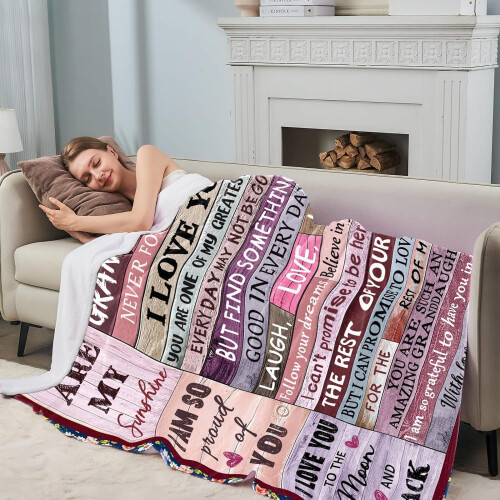 Throw Blanket for Sisters 50x60 inches 2