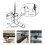 5M Wired Door Sensor NdFeB Magnetic Switch for Iron Gate 5