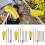 Telescopic Gutter Cleaning Tool with Flexible Brush Head 1pc 2