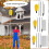 Telescopic Gutter Cleaning Tool with Flexible Brush Head 1pc 4