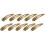 Silver Hair Clips Chic Non-Tangling 10 Pcs 3