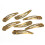 Silver Hair Clips Chic Non-Tangling 10 Pcs 7