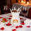 Ceramic Fondue Cup Set with Butter Warmer 6 pcs 8