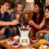 Ceramic Fondue Cup Set with Butter Warmer 6 pcs 6