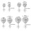 Stainless Steel Crystal Ball Stud Earrings AB White 8mm 2