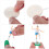 Football Cake Topper Plastic Assorted Colors 1 Piece 8