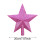 Glitter Christmas Star Tree Topper 20 cm 3