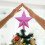 Glitter Christmas Star Tree Topper 20 cm 5