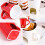 Chocolate Fondue Mug with Fork and Candle, Handmade, 1 pc 6