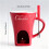 Chocolate Fondue Mug with Fork and Candle, Handmade, 1 pc 8