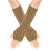 Women's Knitted Arm Warmers with Thumb Hole 2