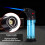 Blue Butane Lighter with Safety Lock and Flame Adjustment 1 5