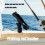 Rod Holder Universal Track-Mounted Rotating 360 4