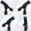 Rod Holder Universal Track-Mounted Rotating 360 3