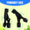 Rod Holder Universal Track-Mounted Rotating 360 5