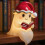 Christmas Ghost Book Lamp Holiday Decor 1 Piece 2