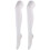 Women's Over-the-Knee Socks White Cotton Breathable 2