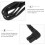 Flat Two-Prong Outlet Extender Black 3