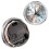 Quartz Clock Movement Insert 90mm Arabic Numbers Gold Silver 6