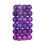 Purple Electroplated Christmas Balls, 36pcs 3