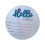 Newborn Welcome Sign Round Blue Keepsake for Party 4