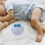 Newborn Welcome Sign Round Blue Keepsake for Party 7