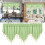 Solid Color Curtain Set for Bedroom Kitchen 3 pcs 2