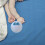 Newborn Welcome Sign Round Blue Keepsake for Party 8