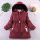 Kids Winter Hooded Padded Coat Unisex Patchwork 2