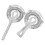 Stainless Steel Juice Strainer 2 pcs 6