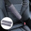 Car Seatbelt Covers with Shoulder Pad 2-Pack Gray 6