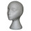 Foam Head Mannequin for Wigs and Glasses Display 2PCS 3